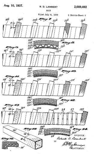 Lambert's air duct patent (C) Inspectapedia