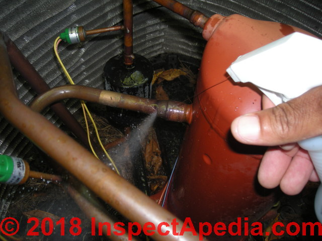 heat pump leaking refrigerant