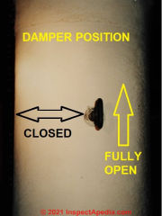 Manual air duct damper control (C) Daniel Friedman