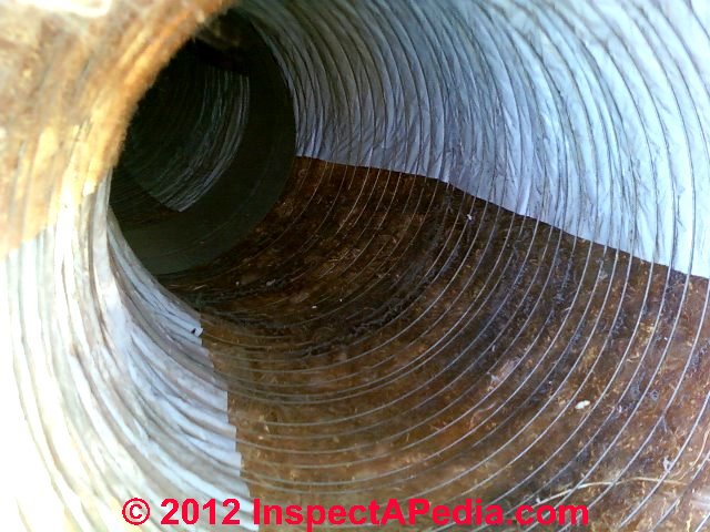 Duct Damage Mechanically damaged HVAC Ducts