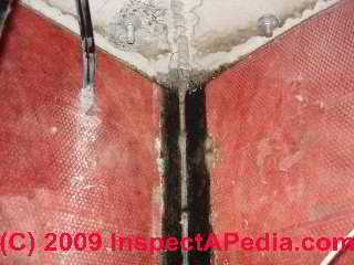 Exposed fiberglass in ductwork (C) Daniel Friedman