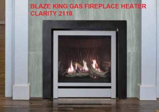 Blaze King Clarity 2118 gas fireplace heater (C) Daniel Friedman