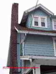 Chimney moving at roof (C) Daniel Friedman