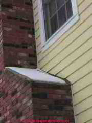 Chimney shoulder leaks (C) Daniel Friedman