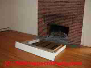 Fireplace Hearth Damage Cracks Settlement Or Collapse