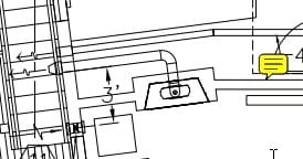 Fireplace sidewall vent plan (C) Inspectapedia