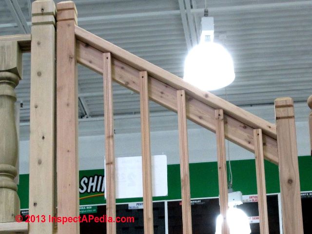 Deck Guardrail Or Stair Railing Baluster Installation Procedure