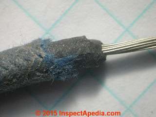 Tinned copper multi-strand wire ca 1960 (C) Daniel Friedman
