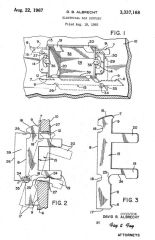 Albrecht electrical box support patent filed by Madison Equipment in 1967 cited & discussed at InspectApedia.com