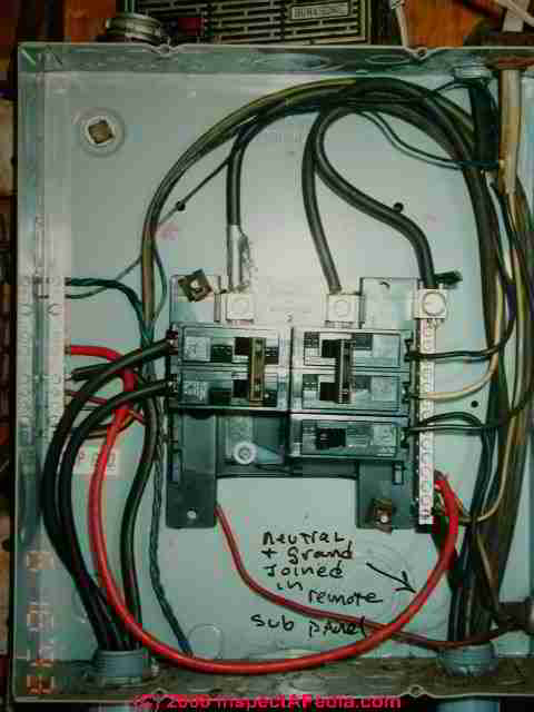 Electrical Panel Interior Inspection & Hazards for ... ge breaker wiring diagrams 