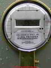 Electric meter (C) Daniel Friedman