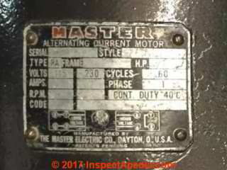 Master Electric Motor ca 1963  (C) InspectApdedia.com