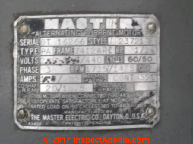 Reliance Duty Master Ac Motor Wiring Diagram from inspectapedia.com