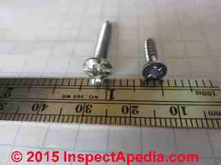 Stripped electrical box screw opening repair screws (C) Daniel Friedman