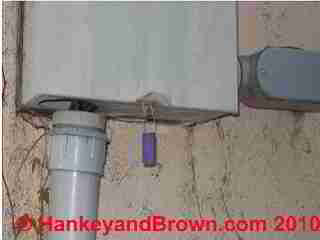 Service conduit pulled out of meter box by soil compaction (C) 2010 HankeyandBrown.com