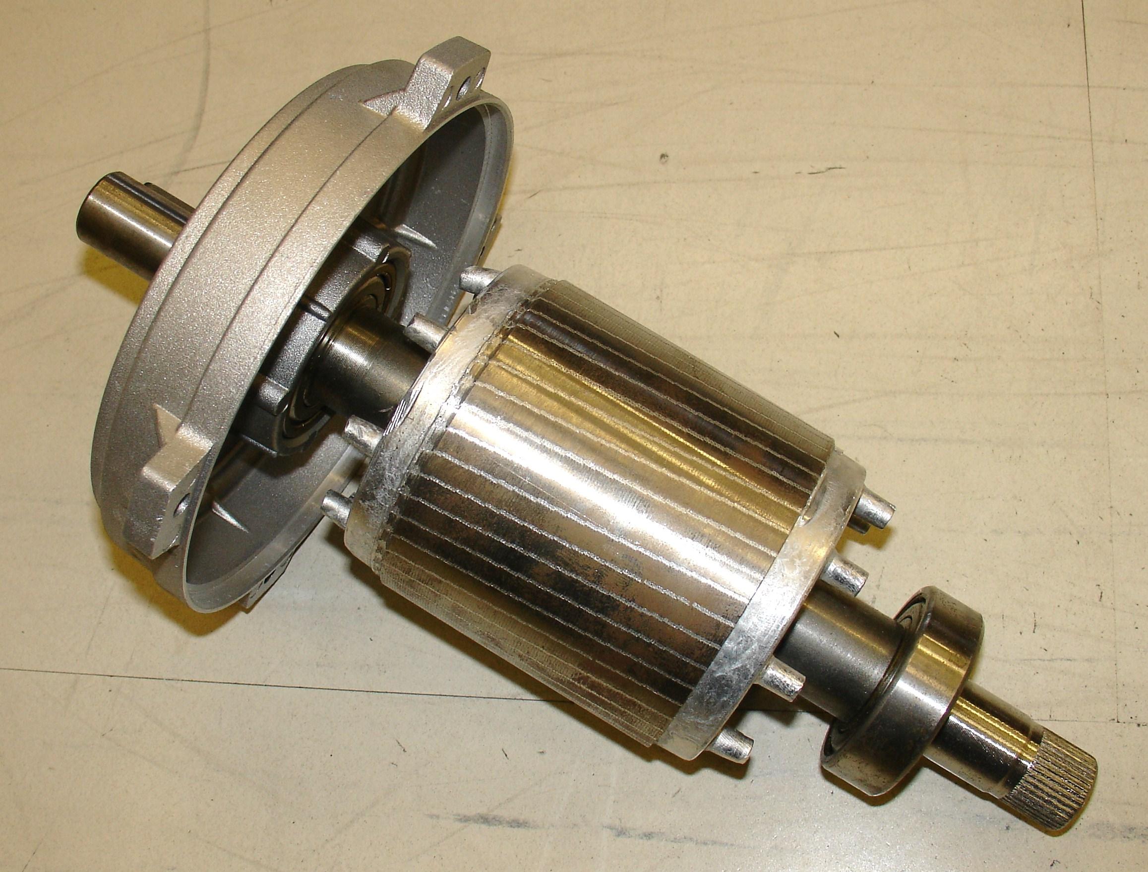 Squirrel cage rotor in an electric motor - Wikipedia