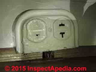 Surface mount 20A wall receptacle or "outlet" in Raleigh NC (C) 2015 InspectApedia Steve Smallman, Property Inspector