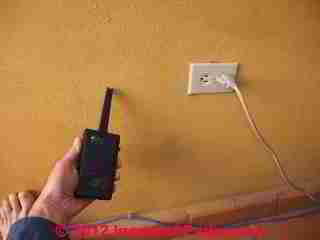 Tic tracer can map electrical wires in a wall, ceiling, or floor (C) daniel Friedman at In spectapedia.com