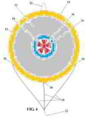 Tethere wind generator, Amick, from U.S. Patent illustrations, adapted 2014