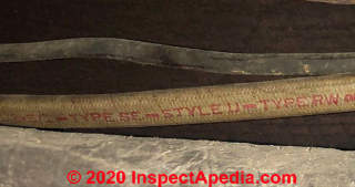 Electrical wire Type  SE Y RW (C) InspectApedia.com