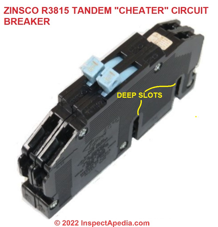 Zinsco Sylvania Circuit Breaker 2 Pole 15 Amp 120v R3815 for sale online 