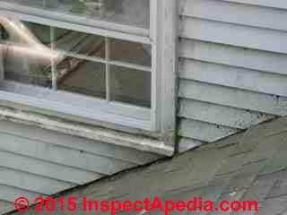 Aluminum siding close to roof surface (C) Daniel Friedman