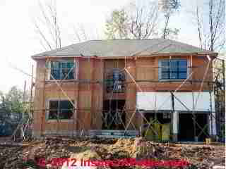 EIFS barrier wall construction Bard College (C) Daniel Friedman