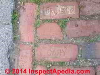 Antique bricks used in a walkway, New York (C) Daniel Friedman