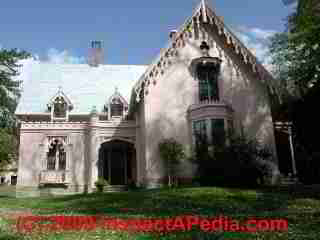 Justin Smith Morrel House age and photos (C) Daniel Friedman at InspectApedia.com