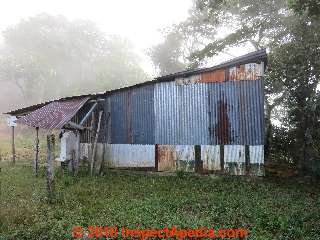 Corrugated steel siding (C) Daniel Friedman Oxaca