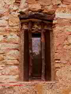 Antique wood framed window, Rugat, Spain (C) Daniel Friedman