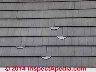 Fiber cement siding after exposed to rain (C) InspectApedia E.D>