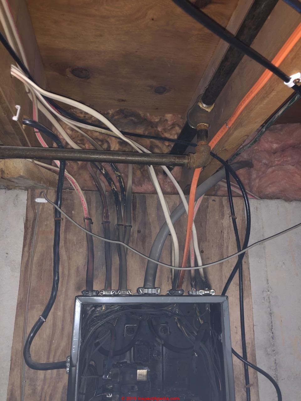 FPE panel fire in 2019, Grand Island NY (C) InspectApedia.com reader R.K.