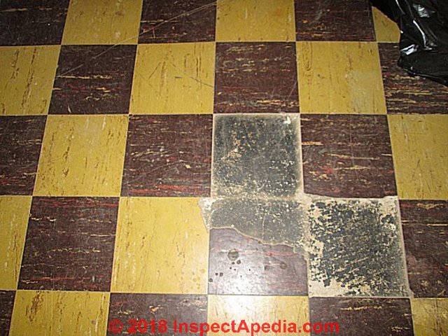 how to recognize asbestos floor tiles