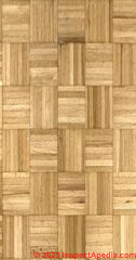 1998 wood parquet flooring (C) InspectApedia.com Concerned