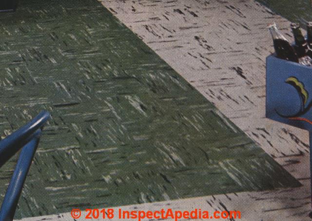 1955 Asphalt Asbestos Floor Tile Identification Key