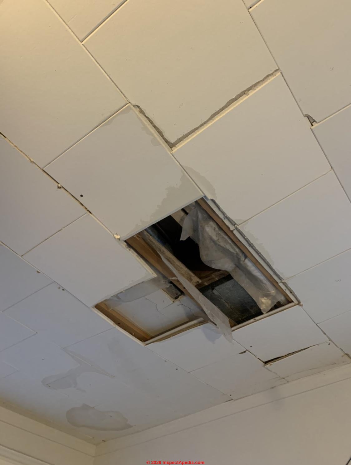 How To Tell If Ceiling Tiles Contain Asbestos Identify Asbestos Ceiling Tiles