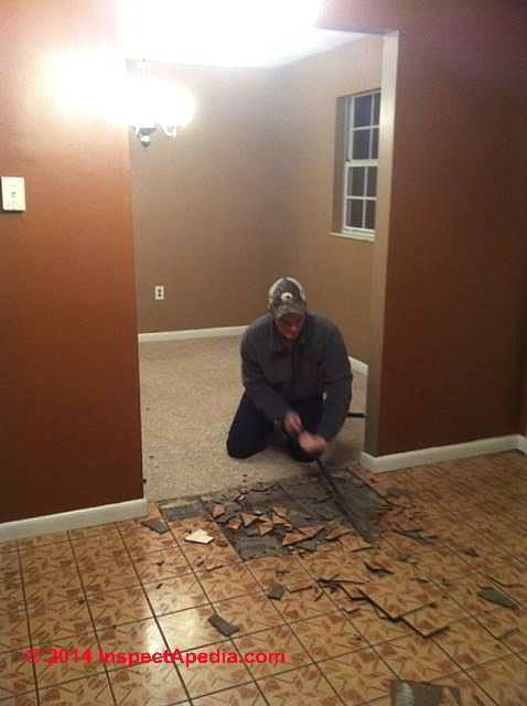 Asbestos Floor Tile Sheet Flooring Removal Procedure Q A On