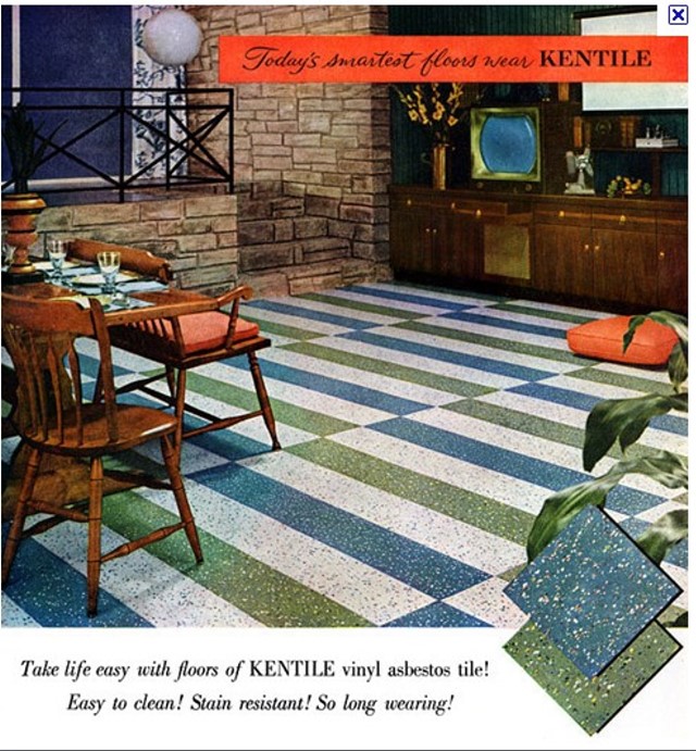 Kentile Vinyl-Asbestos Floor Tiles - 1900 - 1986 - Photographs