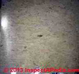 Kentile vinyl asbestos floor tile (C) InspectApedia