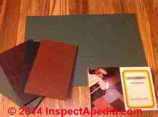 Kentile quincy slate vinyl flooring (C) InspectApedia GP