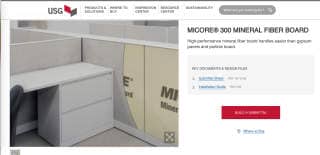 Micore 300 fiberboard at InspectApedia.com