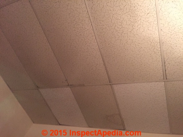 identifying asbestos ceiling tile