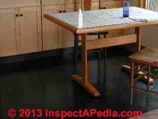 Vinyl asbestos tile kitchen floor (C) Daniel Friedman