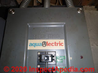 AquaElectric heating system ca 1972 (C) InspectApedia.com Larry Transue  BPG Home Inspections