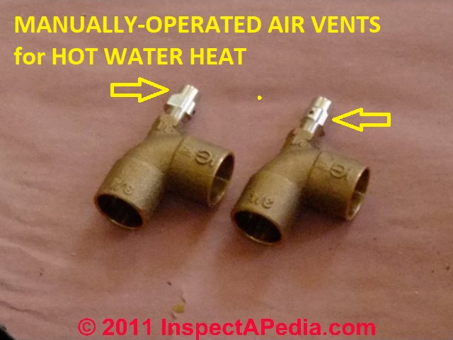 Air Eliminators Hot Water Radiator Air Bleed Vent Installation