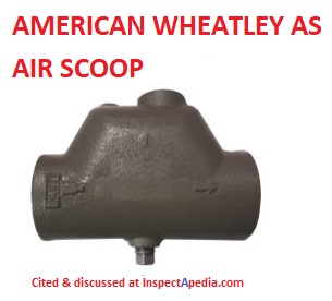 American Wheatley Air Scoops & Air Purgers cited & discussed at InspectApedia.com