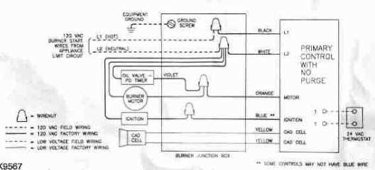 Quickstop valve wiring diagram - R.W. Beckett 21887U PD Timer