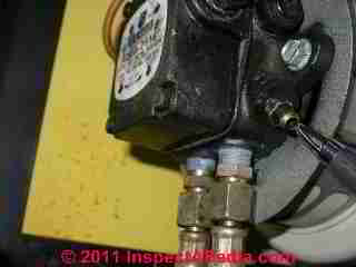 Oil burner fuel unit air bleed valve (C) Daniel Friedman