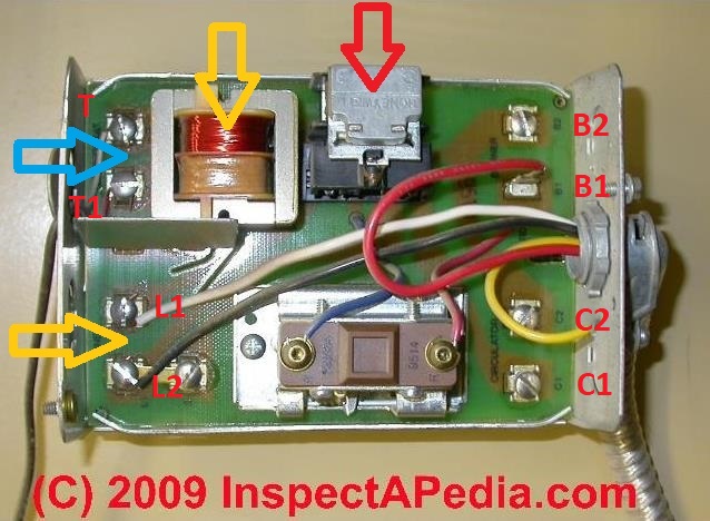 Honeywell L8124A Wiring Diagram from inspectapedia.com